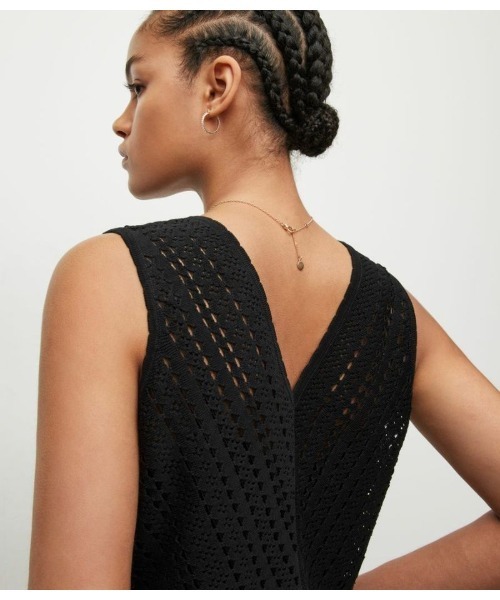 ALLSAINTS(オールセインツ)の「CASS DRESS | CASS ドレス・ワンピース(ワンピース・レディース・ブラック・S/M/XS/L)」の5枚目の写真
