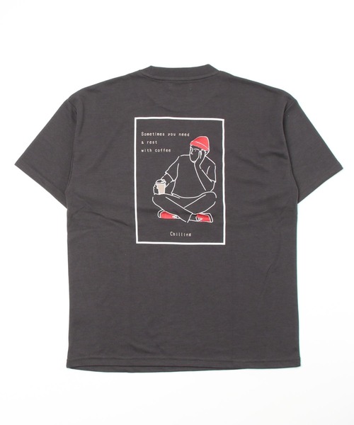 Mac-House(マックハウス)の「イラストプリントTシャツ(Tシャツ/カットソー・メンズ・ホワイト/ブラック/パープル・M/L)」の8枚目の写真
