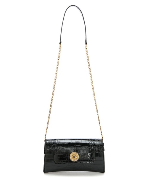 Guess(ゲス)の「NIGHT FALL Flap Clutch(クラッチバッグ・レディース・ブラック・ONE SIZE)」の2枚目の写真