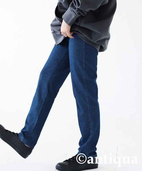 antiqua（アンティカ）の「スキニーストレッチパンツ（その他パンツ・キッズ・ブラック/インディゴブルー/ブルー・4/6/3/5）」の7枚目の写真