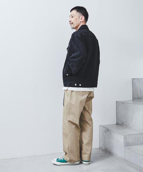 coen(コーエン)の「デニムジャケット(セットアップ対応)(デニムジャケット・メンズ・ブラック/ネイビー・SMALL/MEDIUM/LARGE/X-LARGE)」の6枚目の写真