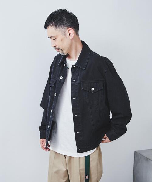 coen(コーエン)の「デニムジャケット(セットアップ対応)(デニムジャケット・メンズ・ブラック/ネイビー・SMALL/MEDIUM/LARGE/X-LARGE)」の7枚目の写真
