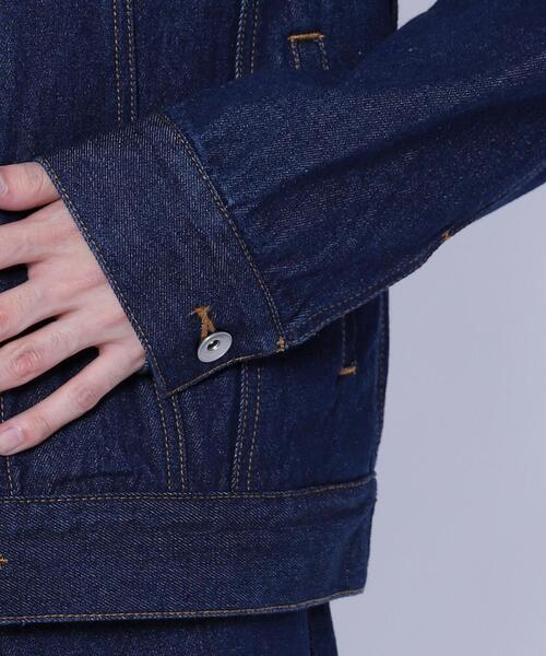 coen(コーエン)の「デニムジャケット(セットアップ対応)(デニムジャケット・メンズ・ブラック/ネイビー・SMALL/MEDIUM/LARGE/X-LARGE)」の14枚目の写真