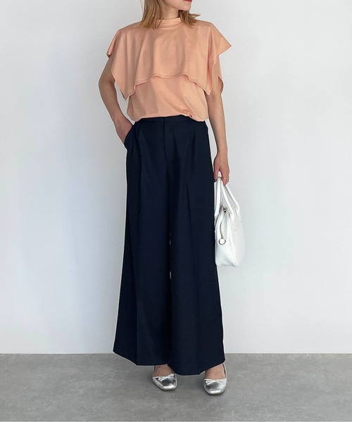 PICCIN(ピッチン)の「セーラーカラーカットプルオーバー(Tシャツ/カットソー・レディース・ブラック/オフホワイト/オレンジ・M/L)」の21枚目の写真