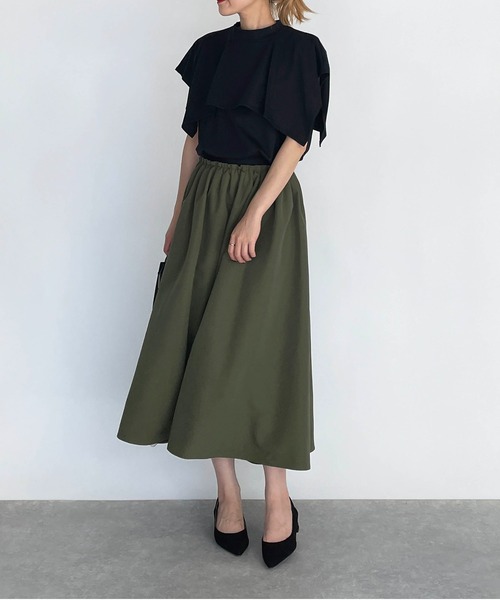 PICCIN(ピッチン)の「セーラーカラーカットプルオーバー(Tシャツ/カットソー・レディース・ブラック/オフホワイト/オレンジ・M/L)」の10枚目の写真