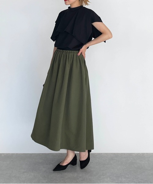 PICCIN(ピッチン)の「セーラーカラーカットプルオーバー(Tシャツ/カットソー・レディース・ブラック/オフホワイト/オレンジ・M/L)」の9枚目の写真