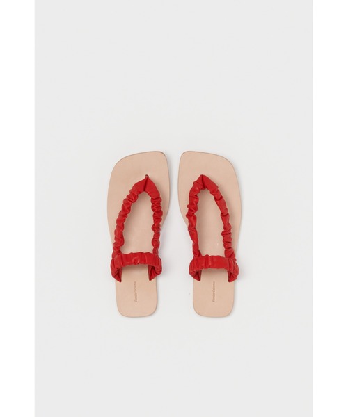 Hender Scheme（エンダースキーマ）の「shirring thong（サンダル・レディース・ブラック/レッド・1/2/4/5）」の13枚目の写真