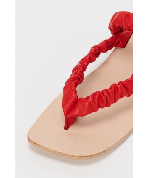 Hender Scheme（エンダースキーマ）の「shirring thong（サンダル・レディース・ブラック/レッド・1/2/4/5）」の17枚目の写真