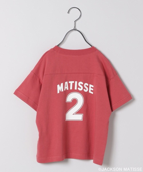 JACKSON MATISSE(ジャクソンマティス)の「【JACKSON MATISSE(ジャクソンマティス)×BAYFLOW】フットボールTシャツ(KIDS)(Tシャツ/カットソー・キッズ・レッド/イエロー・110cm/120cm/130cm/140cm)」の7枚目の写真