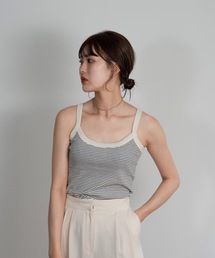 Amiur | border tank top(タンクトップ)