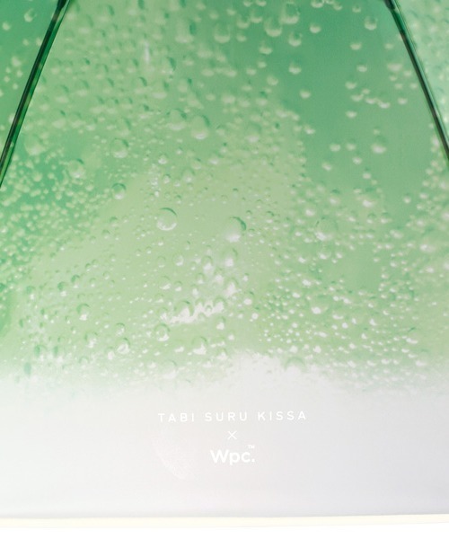 Wpc.（ダブリュピーシー）の「【旅する喫茶×Wpc.】クリームソーダ 折り畳み ビニール傘（折りたたみ傘・レディース・ピンク/ブルー/グリーン/パープル/オレンジ・フリー）」の17枚目の写真