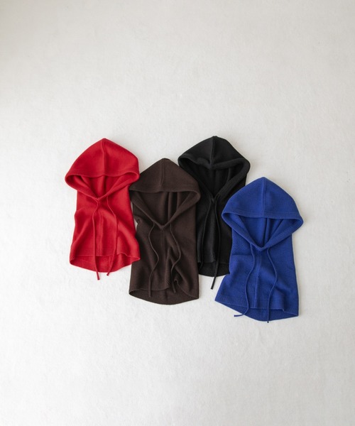 yuw（ユウ）の「Ｗカシミヤバラクラバ　294798（マフラー・レディース・ブラウン/レッド/ブルー/ブラック系その他/グレー・FREE）」の10枚目の写真