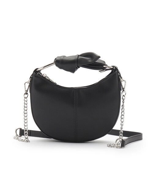 【WEB限定/トレンドデザイン/三日月型】ハーフムーン2WAYショルダー