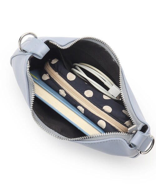 【WEB限定/トレンドデザイン/三日月型】ハーフムーン2WAYショルダー