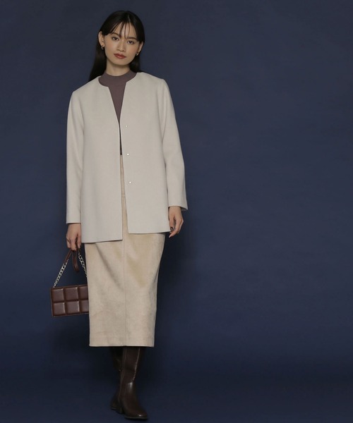 NATURAL BEAUTY BASIC - 新品未使用　natural beauty basic vネック　ハーフコート NATURAL BEAUTY BASIC（ナチュラルビューティーベーシック）の