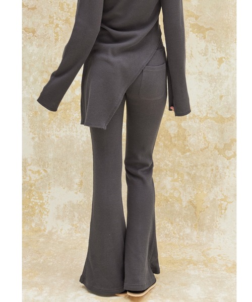 ALEXIA STAM(アリシアスタン)の「Cozy Flare Pants/コージーフレアパンツ(その他パンツ・レディース・アイボリー/チャコールグレー/カーキ・S/M)」の10枚目の写真