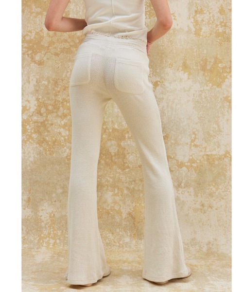 ALEXIA STAM(アリシアスタン)の「Cozy Flare Pants/コージーフレアパンツ(その他パンツ・レディース・アイボリー/チャコールグレー/カーキ・S/M)」の7枚目の写真