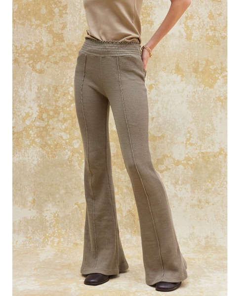 ALEXIA STAM(アリシアスタン)の「Cozy Flare Pants/コージーフレアパンツ(その他パンツ・レディース・アイボリー/チャコールグレー/カーキ・S/M)」の15枚目の写真