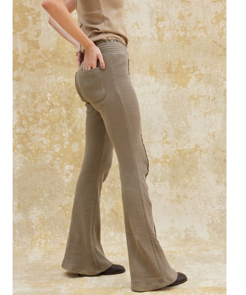 ALEXIA STAM(アリシアスタン)の「Cozy Flare Pants/コージーフレアパンツ(その他パンツ・レディース・アイボリー/チャコールグレー/カーキ・S/M)」の16枚目の写真