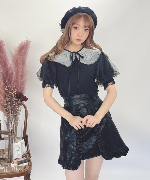 スワンキス Swankiss 半袖ニット ロゴ ホワイト スワンキス Swankiss 半袖ニット ロゴ ホワイト - メルカリ