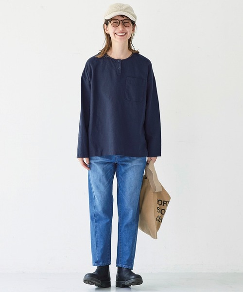 Sunny clouds（サニークラウズ）の「サニークラウズ　よじれジーンズ〈レディース〉（デニムパンツ・レディース・ブルー・61/64/67/70/73）」の7枚目の写真