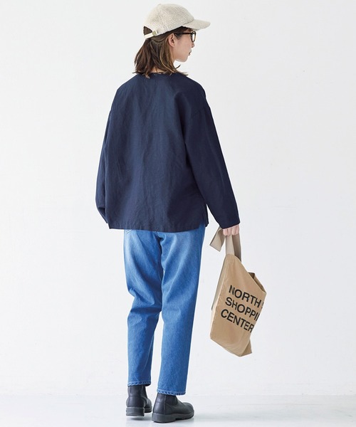 Sunny clouds（サニークラウズ）の「サニークラウズ　よじれジーンズ〈レディース〉（デニムパンツ・レディース・ブルー・61/64/67/70/73）」の9枚目の写真