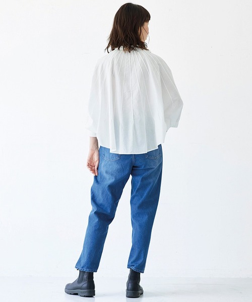 Sunny clouds（サニークラウズ）の「サニークラウズ　よじれジーンズ〈レディース〉（デニムパンツ・レディース・ブルー・61/64/67/70/73）」の11枚目の写真