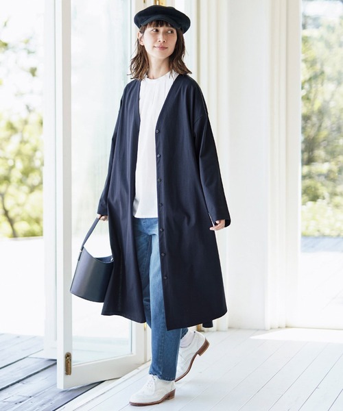 Sunny clouds（サニークラウズ）の「サニークラウズ　よじれジーンズ〈レディース〉（デニムパンツ・レディース・ブルー・61/64/67/70/73）」の18枚目の写真