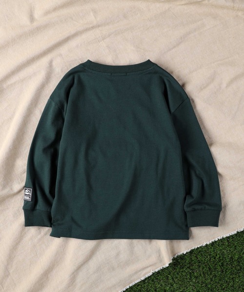 CAMP7（キャンプセブン）の「【CAMP7】ロゴロンＴ（Tシャツ/カットソー・キッズ・ブラウン/グリーン/オフホワイト/ブラック・120/130/150/140/160/105）」の19枚目の写真