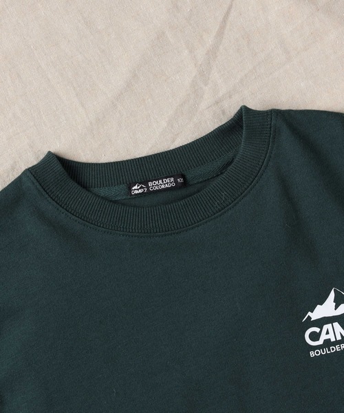 CAMP7（キャンプセブン）の「【CAMP7】ロゴロンＴ（Tシャツ/カットソー・キッズ・ブラウン/グリーン/オフホワイト/ブラック・120/130/150/140/160/105）」の21枚目の写真