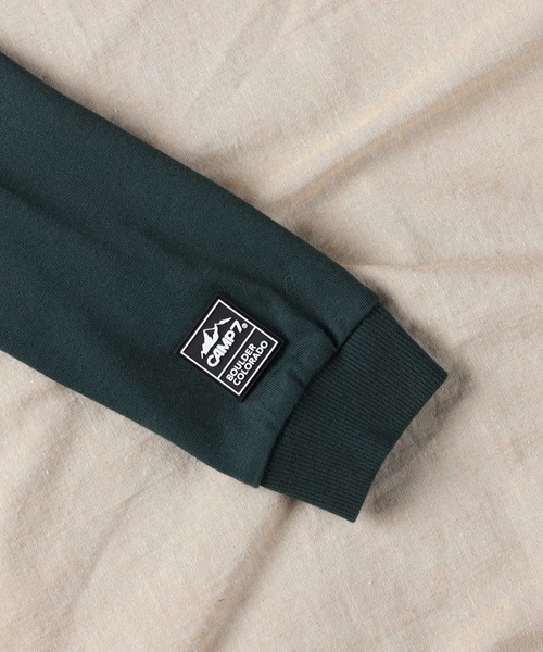 CAMP7（キャンプセブン）の「【CAMP7】ロゴロンＴ（Tシャツ/カットソー・キッズ・ブラウン/グリーン/オフホワイト/ブラック・120/130/150/140/160/105）」の22枚目の写真