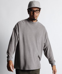 The DUFFER of ST.GEORGE | 【WEB限定アイテム】SMOOTH MOCK NECK TEE：モックネック ロンT ハイネックTシャツ(Tシャツ/カットソー)