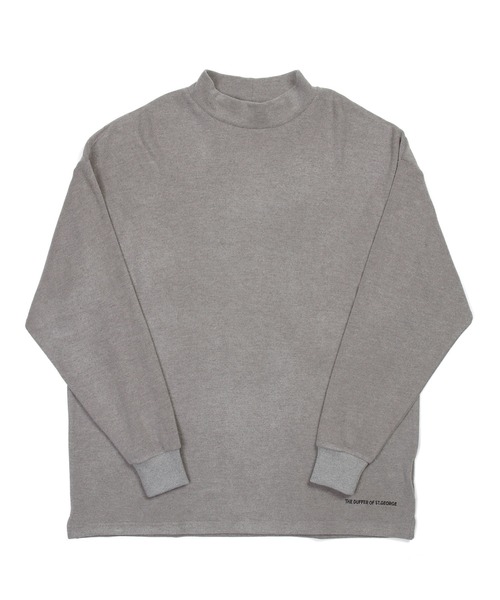 The DUFFER of ST.GEORGE（ザダファーオブセントジョージ）の「【WEB限定アイテム】SMOOTH MOCK NECK TEE：モックネック ロンT ハイネックTシャツ（Tシャツ/カットソー・メンズ・グレー/ブラック・SMALL/MEDIUM/LARGE/X-LARGE）」の12枚目の写真