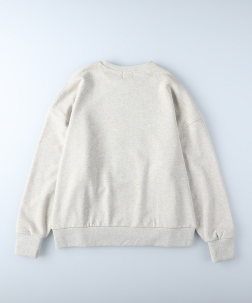 CAMP7（キャンプセブン）の「【CAMP7】フロントロゴクルースウェット（スウェット・レディース・ブラック/ベージュ/キナリ・M/L）」の4枚目の写真