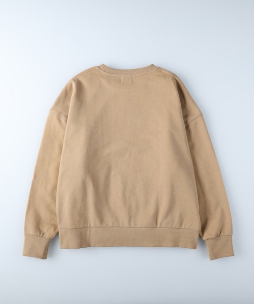 CAMP7（キャンプセブン）の「【CAMP7】フロントロゴクルースウェット（スウェット・レディース・ブラック/ベージュ/キナリ・M/L）」の5枚目の写真