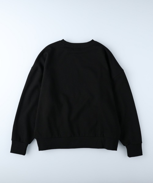 CAMP7（キャンプセブン）の「【CAMP7】フロントロゴクルースウェット（スウェット・レディース・ブラック/ベージュ/キナリ・M/L）」の11枚目の写真