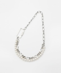 LEGENDA | Pearl×Chain Choker Necklace(ネックレス)
