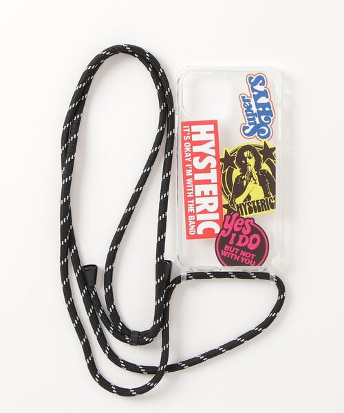 HYSTERIC GLAMOUR(ヒステリックグラマー)の「STICKER クロスボディiPhoneカバー(スマホケース/カバー・レディース・ホワイト・SMALL/MEDIUM/LARGE/X-SMALL/XX-SMALL/XX-LARGE/X-LARGE)」の3枚目の写真