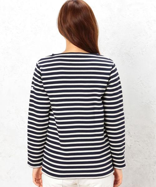 ORCIVAL（オーシバル）の「ORCIVAL（オーシバル） FRENCH TERRY BOR プルオーバー（Tシャツ/カットソー・レディース・オフホワイト/ネイビー・フリー）」の11枚目の写真