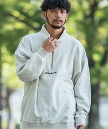 『Dickies/ディッキーズ』裏毛ハーフジップトレーナー