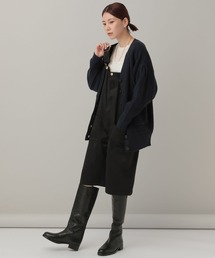 サテン カレンソロジー × ユニバーサルオーバーオール ハーフ丈 Curensology（カレンソロジー）の「Curensology(カレンソロジー