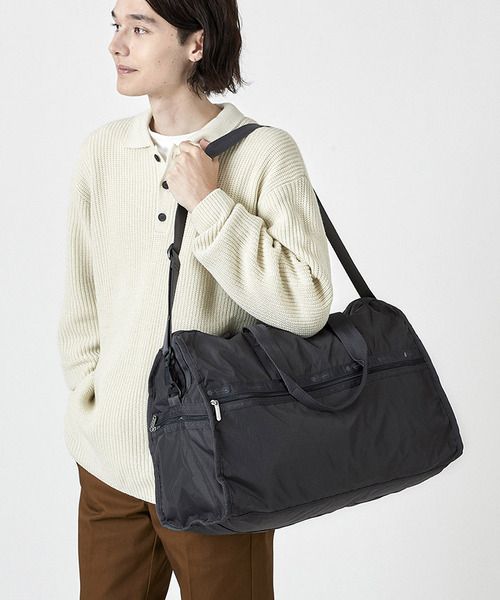 LeSportsac(レスポートサック)の「DELUXE LG WEEKENDER サンダー(ボストンバッグ・レディース・グレー・FREE)」の4枚目の写真