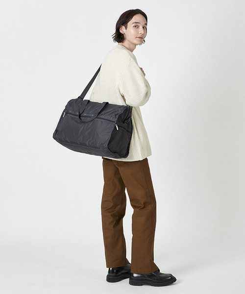 LeSportsac(レスポートサック)の「DELUXE LG WEEKENDER サンダー(ボストンバッグ・レディース・グレー・FREE)」の6枚目の写真
