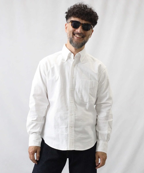 Salt&Pepper(ソルトアンドペッパー)の「【Salt&Pepper】ボタンダウンシャツ(シャツ/ブラウス・メンズ・サックスブルー/ホワイト/イエロー・M/L/XL/S)」の2枚目の写真