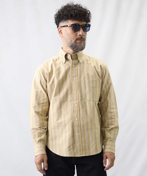 Salt&Pepper(ソルトアンドペッパー)の「【Salt&Pepper】ボタンダウンシャツ(シャツ/ブラウス・メンズ・サックスブルー/ホワイト/イエロー・M/L/XL/S)」の3枚目の写真