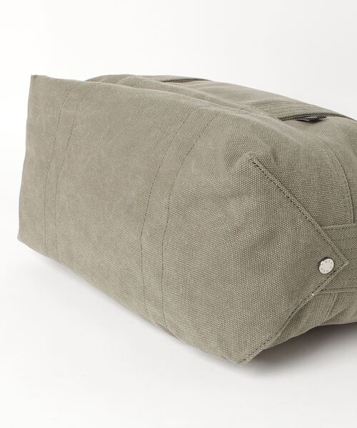 VANQUISH(ヴァンキッシュ)の「VANQUISH / ヴァンキッシュ コットン トートバッグ(トートバッグ・メンズ・カーキ/アイボリー/ブラック・FREE)」の5枚目の写真