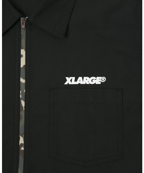 XLARGE(エクストララージ)の「HALF ZIP S/S CAMO OG WORK SHIRT(シャツ/ブラウス・メンズ・ブラック/カーキ/バーガンディー/グリーン/ネイビー・MEDIUM/X-LARGE/LARGE/SMALL)」の7枚目の写真