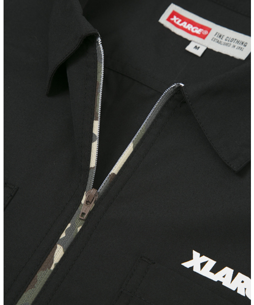 XLARGE(エクストララージ)の「HALF ZIP S/S CAMO OG WORK SHIRT(シャツ/ブラウス・メンズ・ブラック/カーキ/バーガンディー/グリーン/ネイビー・MEDIUM/X-LARGE/LARGE/SMALL)」の8枚目の写真