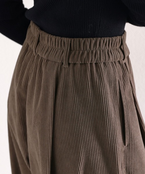 classicalelf（クラシカルエルフ）の「ゆるっと暖か。カットコールサーカスパンツ（その他パンツ・レディース・モカ/チャコールグレー・X-LARGE/SMALL/MEDIUM/LARGE）」の10枚目の写真