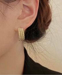 【OKUOKU 0909】 ロープデザインピアス oku-pierce-674492277223-489 I